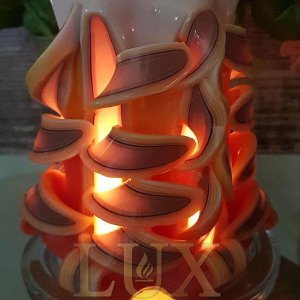 Lumânare sculptată decorativă lebădă S - LUXcandles