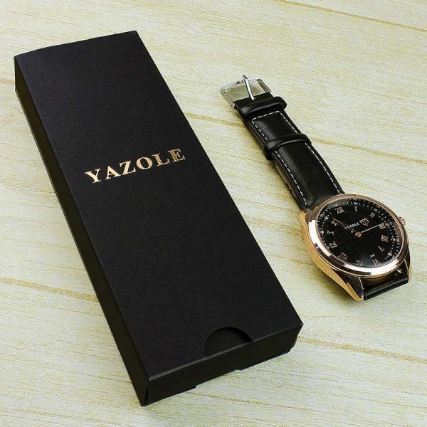 Yazole fashion black watch boxes 1