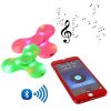 Fidget Spinner LED Bluetooth Speaker EDC ABS Bearing Bluetooth Connect Make a Music For Autism ADHD